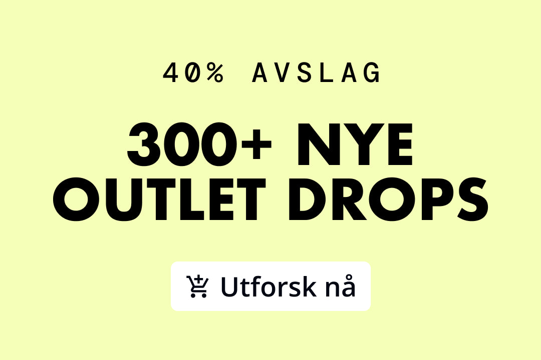 Outlet er oppdatert med 300 nye varer