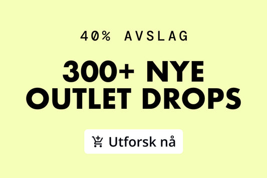 Outlet er oppdatert med 300 nye varer