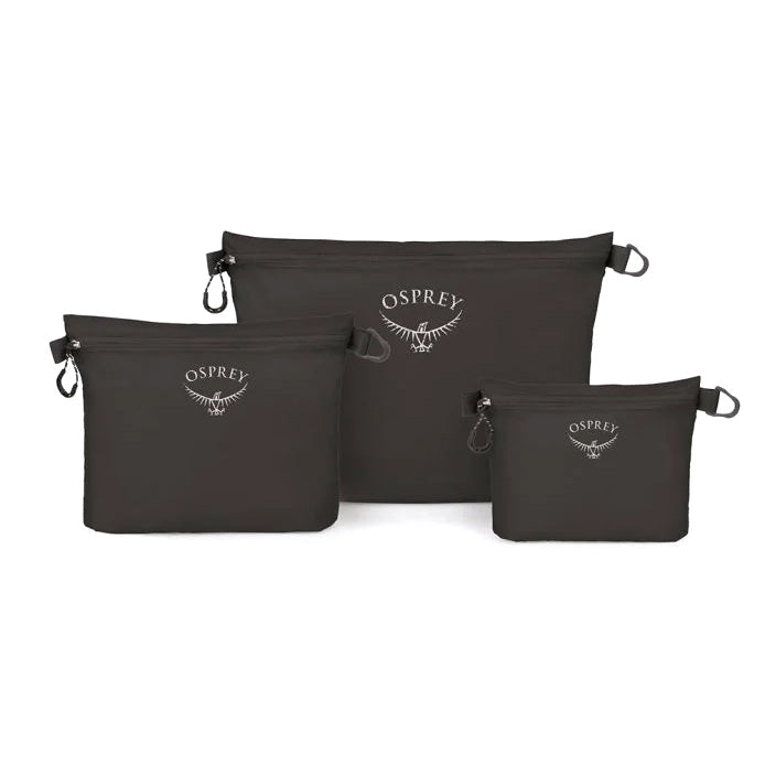 Osprey Ultralight Zipper Sack Set, Black