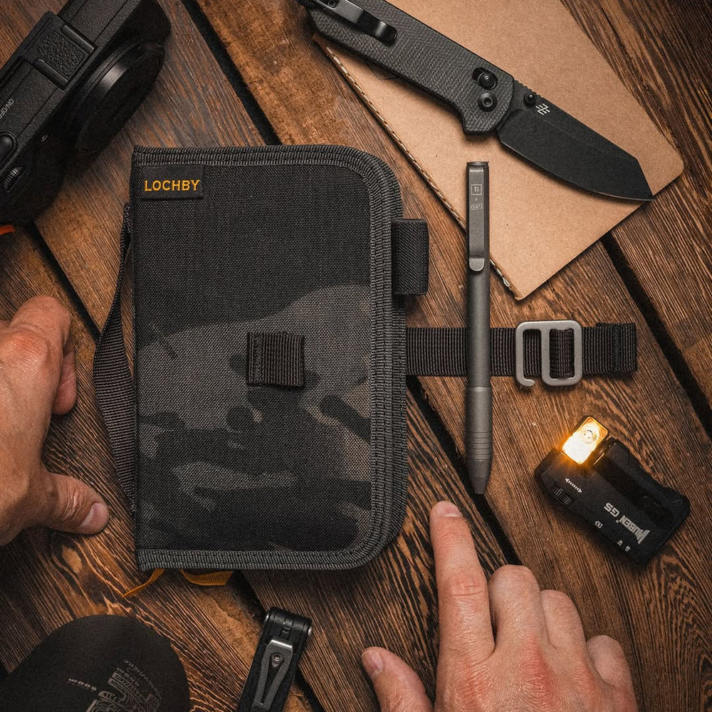 Lochby Mini Field Journal, Black Multicam