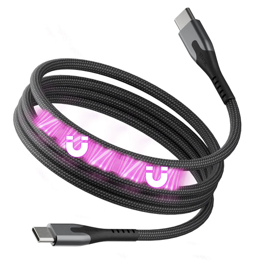 Statik® MagStack Pro USB C to USB C Cable 1.8 m, Black