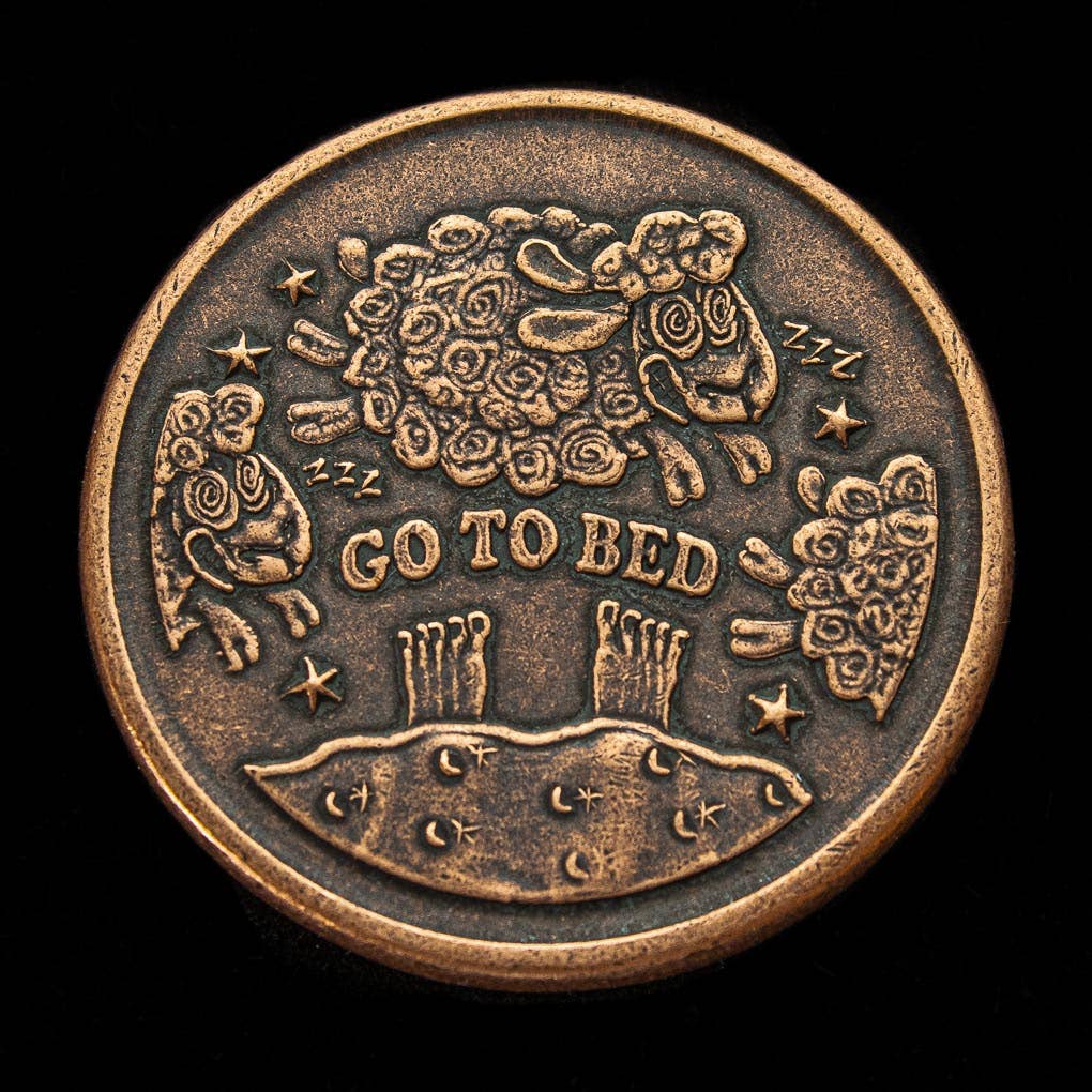 Shire Post Mint One More Chapter / Go to Bed Copper Decision Maker Coin