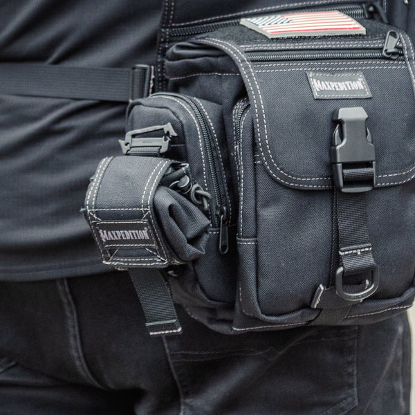 Maxpedition Mini Rollypoly Folding Dump Pouch, Black