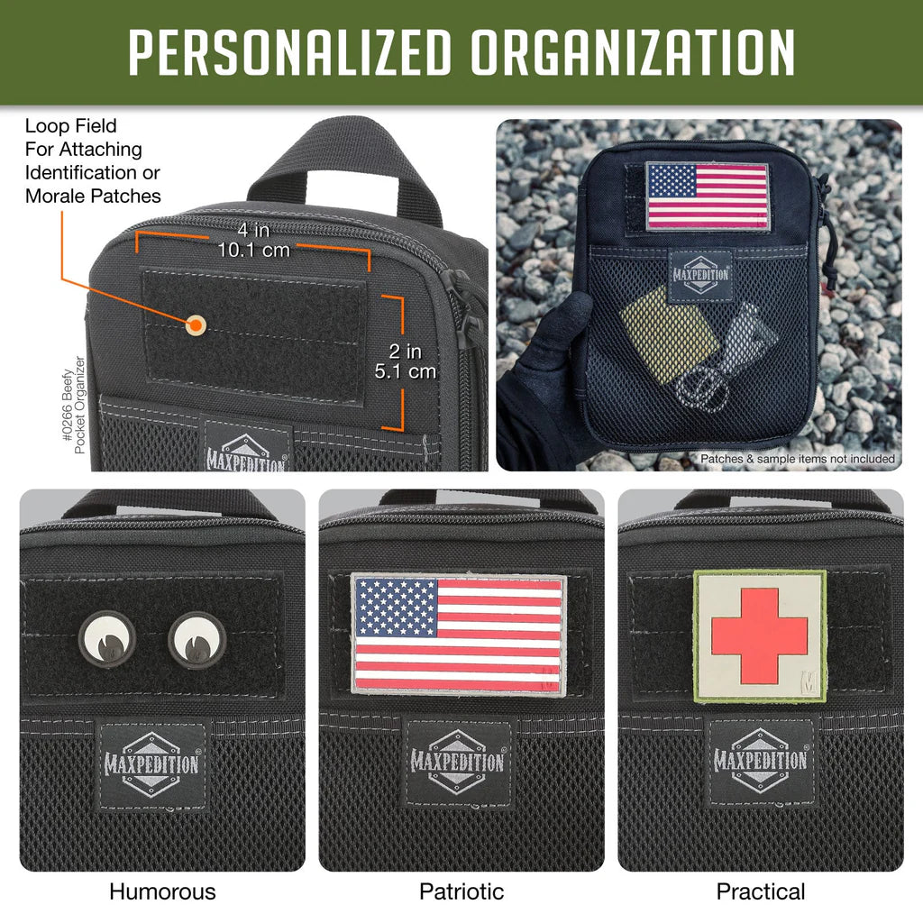 Maxpedition Beefy Pocket Organizer, Wolf Gray