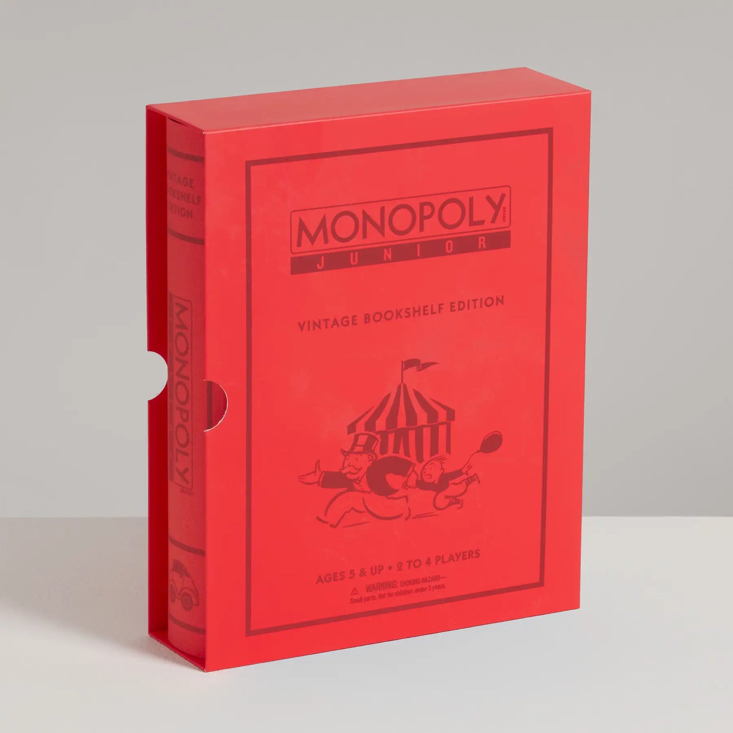 WS Game Company Vintage Bookshelf Edition, Monopoly Junior