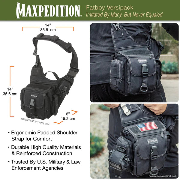 Maxpedition Fatboy Versipack, Black