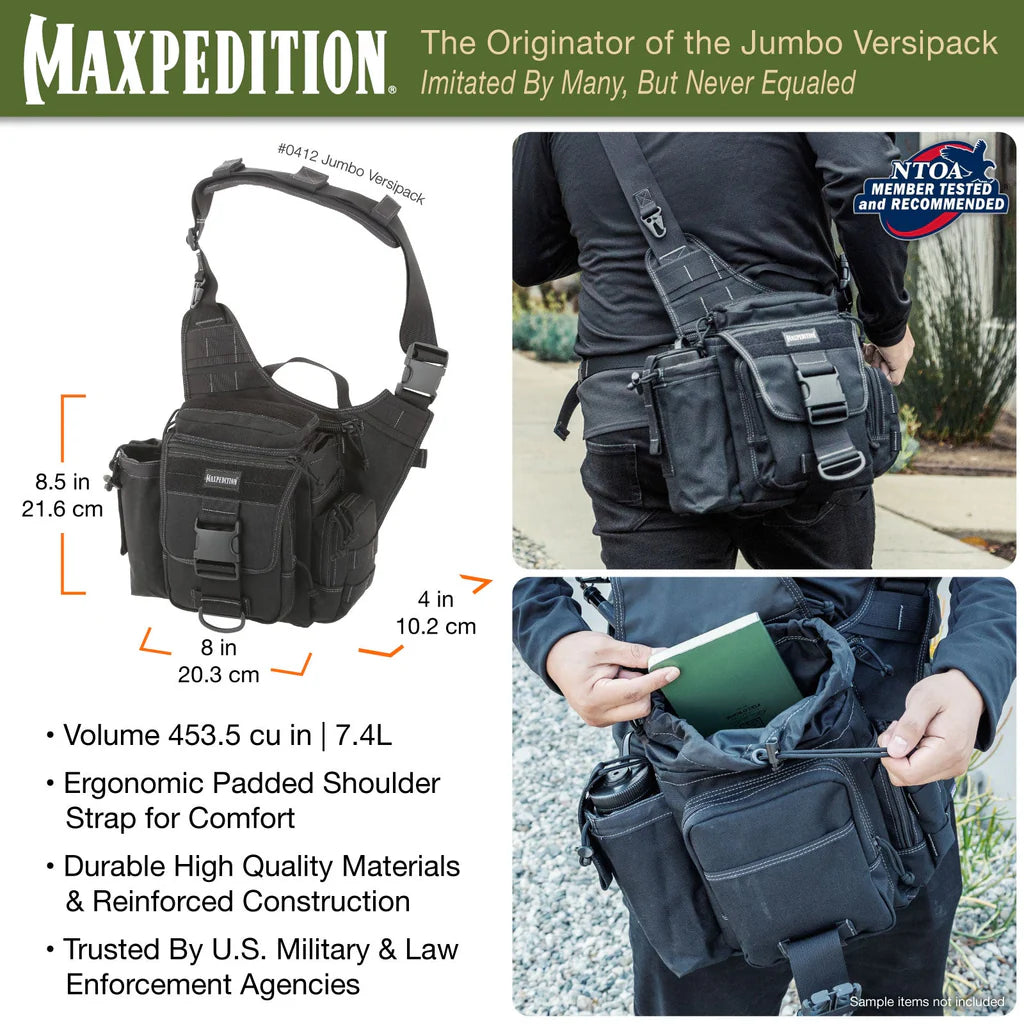 Maxpedition Jumbo Versipack, Black