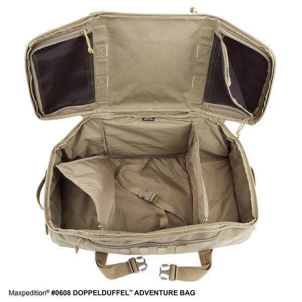 Maxpedition Doppelduffel Adventure Bag, Black