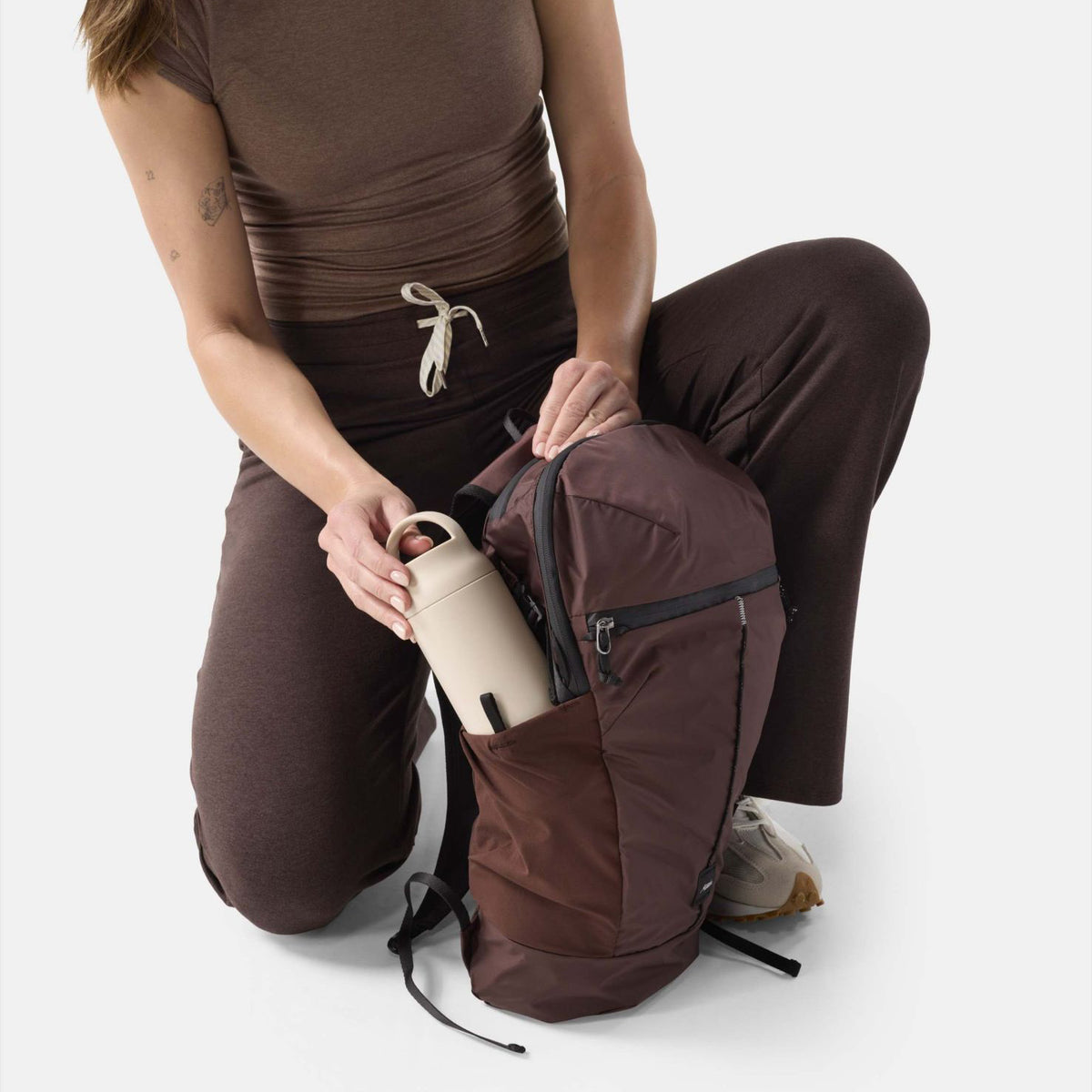 Matador Zipper Packable Backpack 18L, Garnet