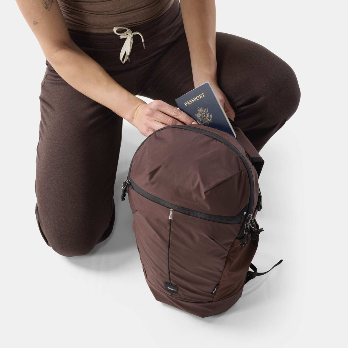 Matador Zipper Packable Backpack 18L, Garnet
