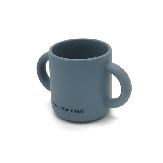The Cotton Cloud Silicone Cup, Smokey Blue