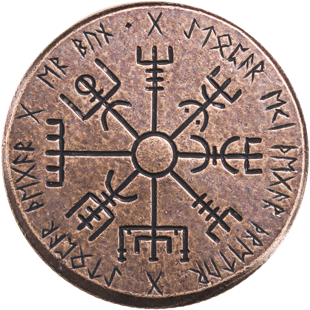 Shire Post Mint Vegvisir Wayfinder Bronze