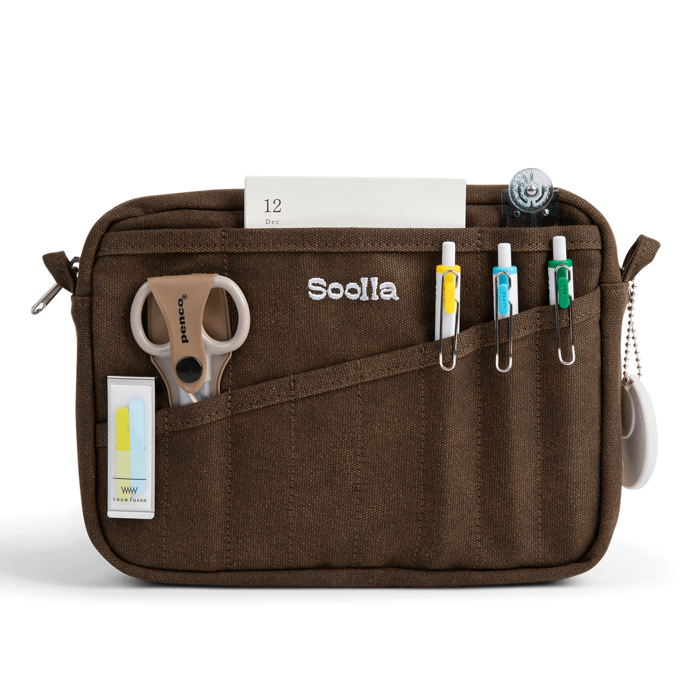 Soolla Studio Pouch, Coffee Bean