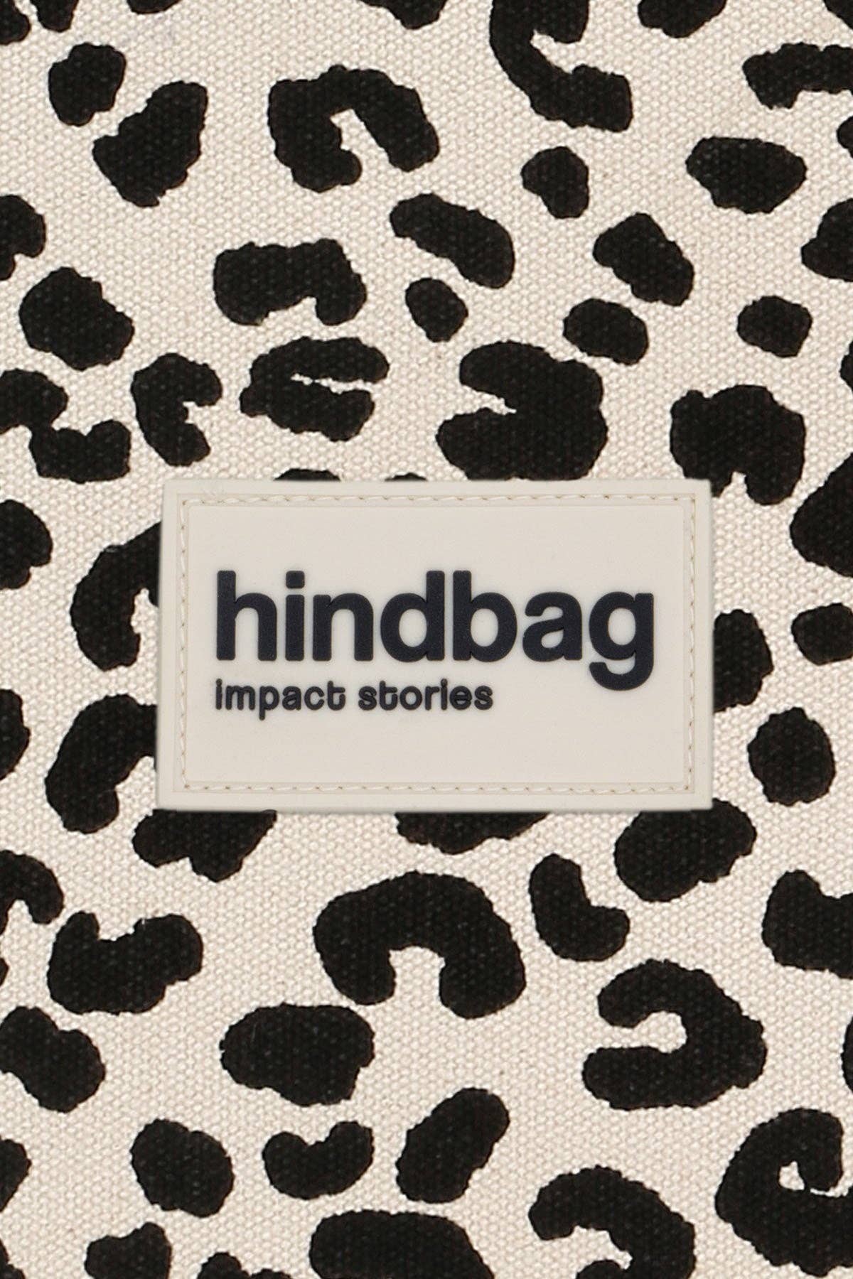 Hindbag Claude tote bag, Leopard Off-white