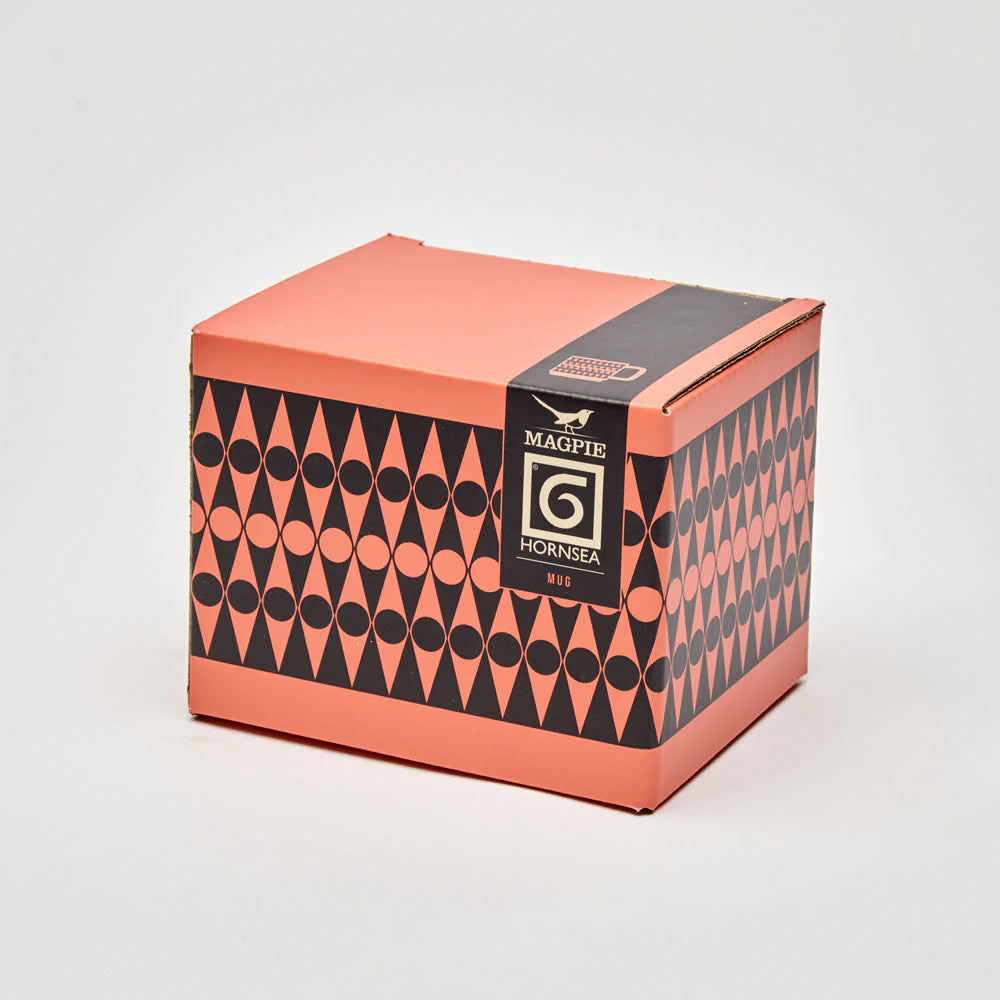Magpie x Hornsea Mug, Backgammon Orange
