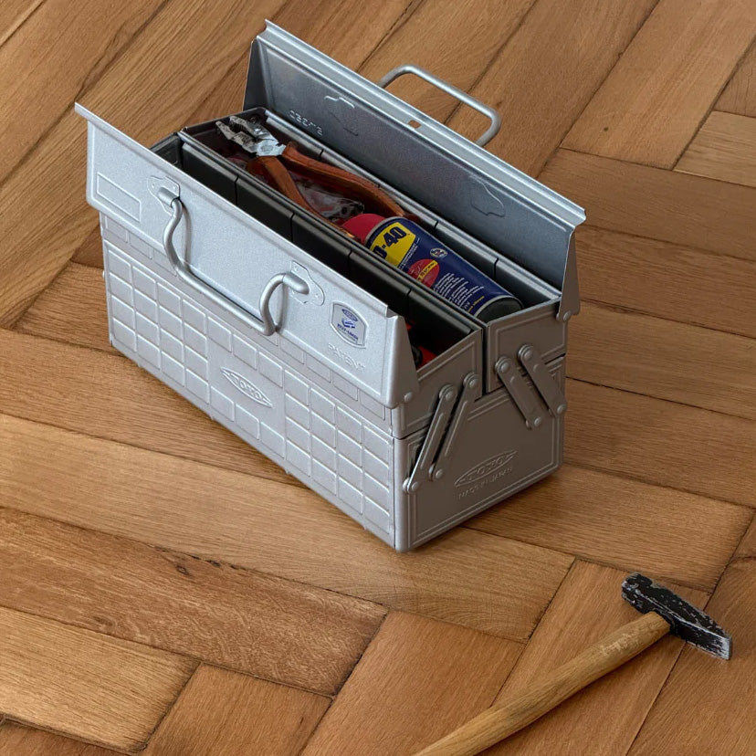TOYO STEEL Cantilever Toolbox ST-350 SV, Silver