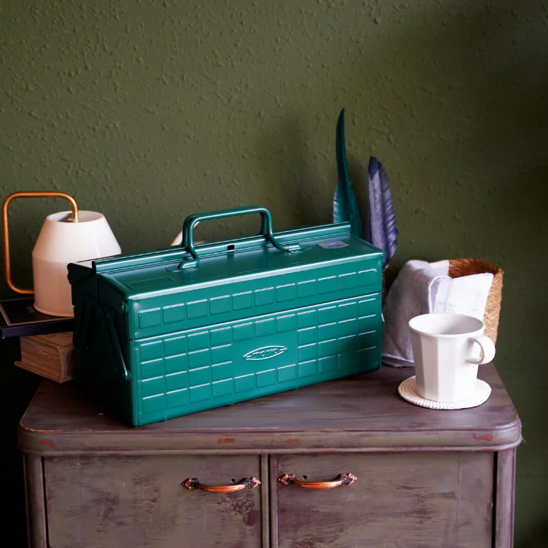 TOYO STEEL Cantilever Toolbox ST-350 AG, Antique Green