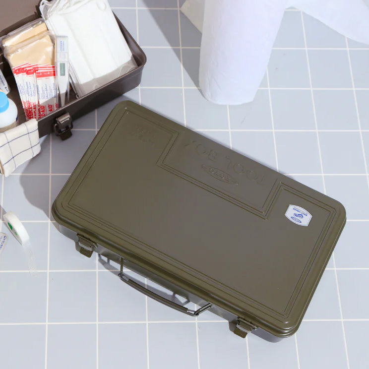 TOYO STEEL Trunk Shape Toolbox T-360 MG, Moss Green