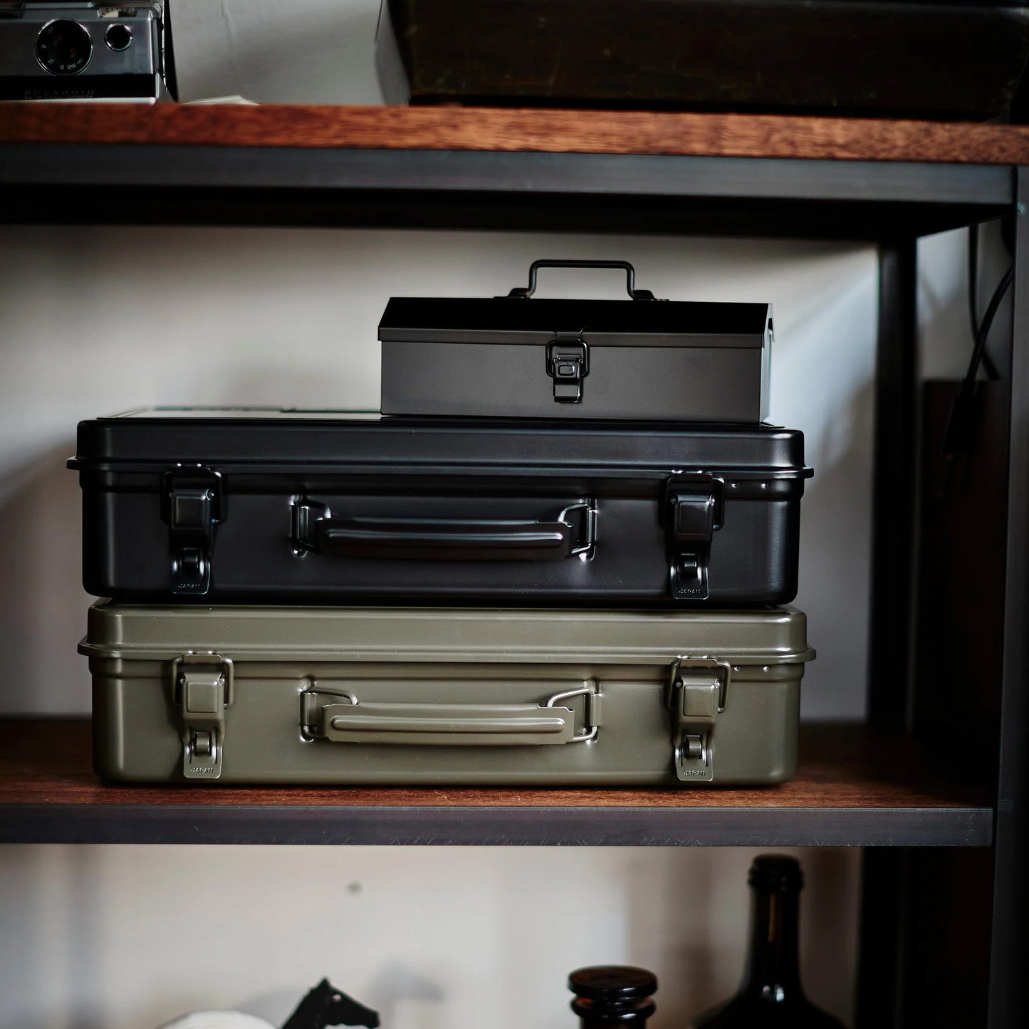 TOYO STEEL Trunk Shape Toolbox T-360 MG, Moss Green