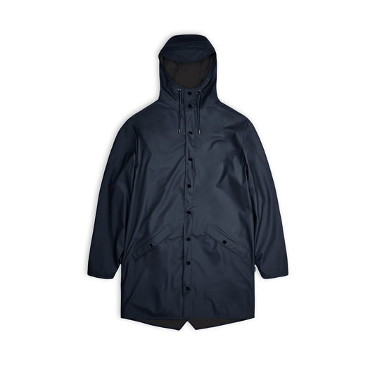 Rains Long Jacket, Navy