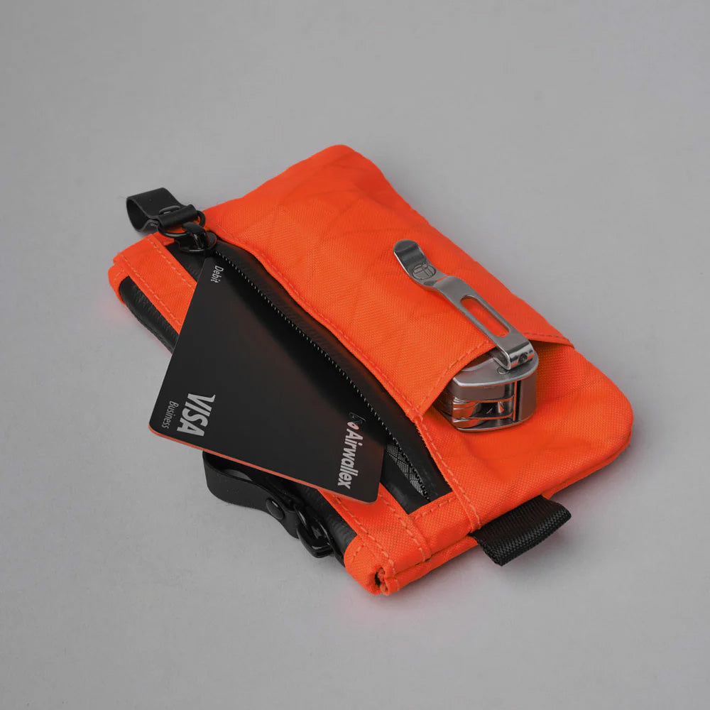 ALPAKA Zip Cardholder X-Pac® VX25, Hot Orange