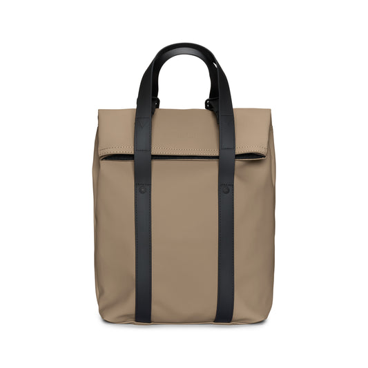 Rains 2 Way Tote Backpack Mini, Beige