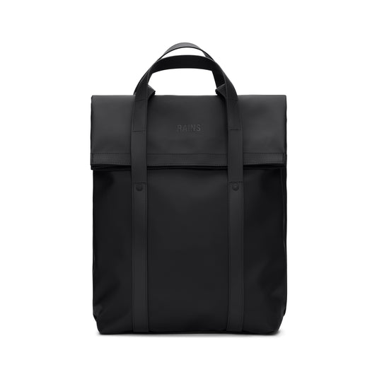 Rains 2 Way Tote Backpack, Black