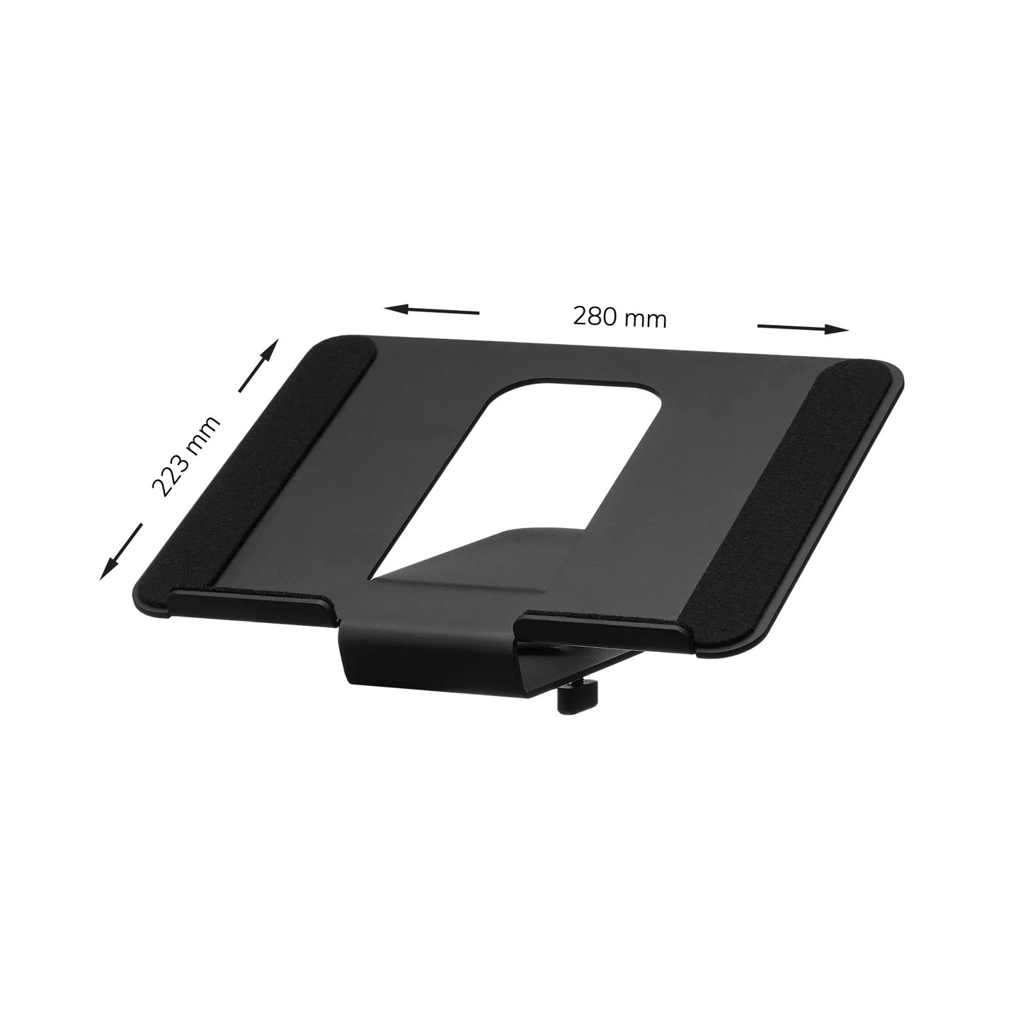 Oakywood Laptop Mount for Desk Shelf Large (15-16″), Black