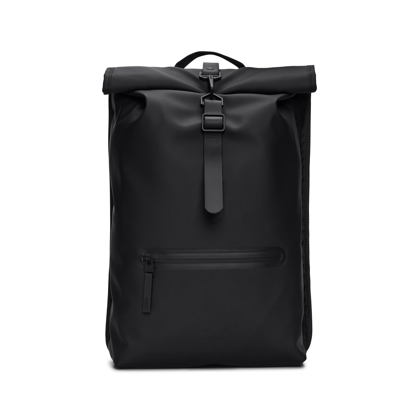 Rains Rolltop Rucksack, Black