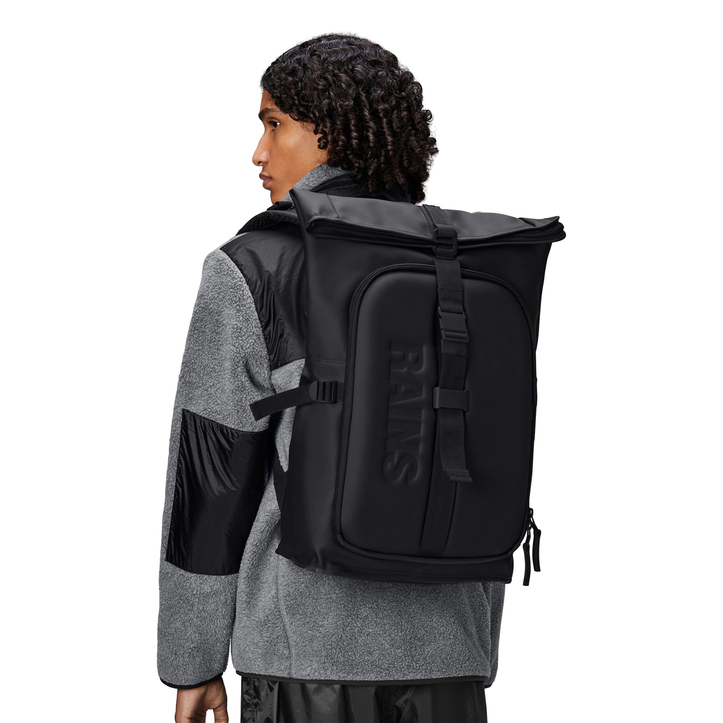 Rains Texel Moulded Backpack, Black