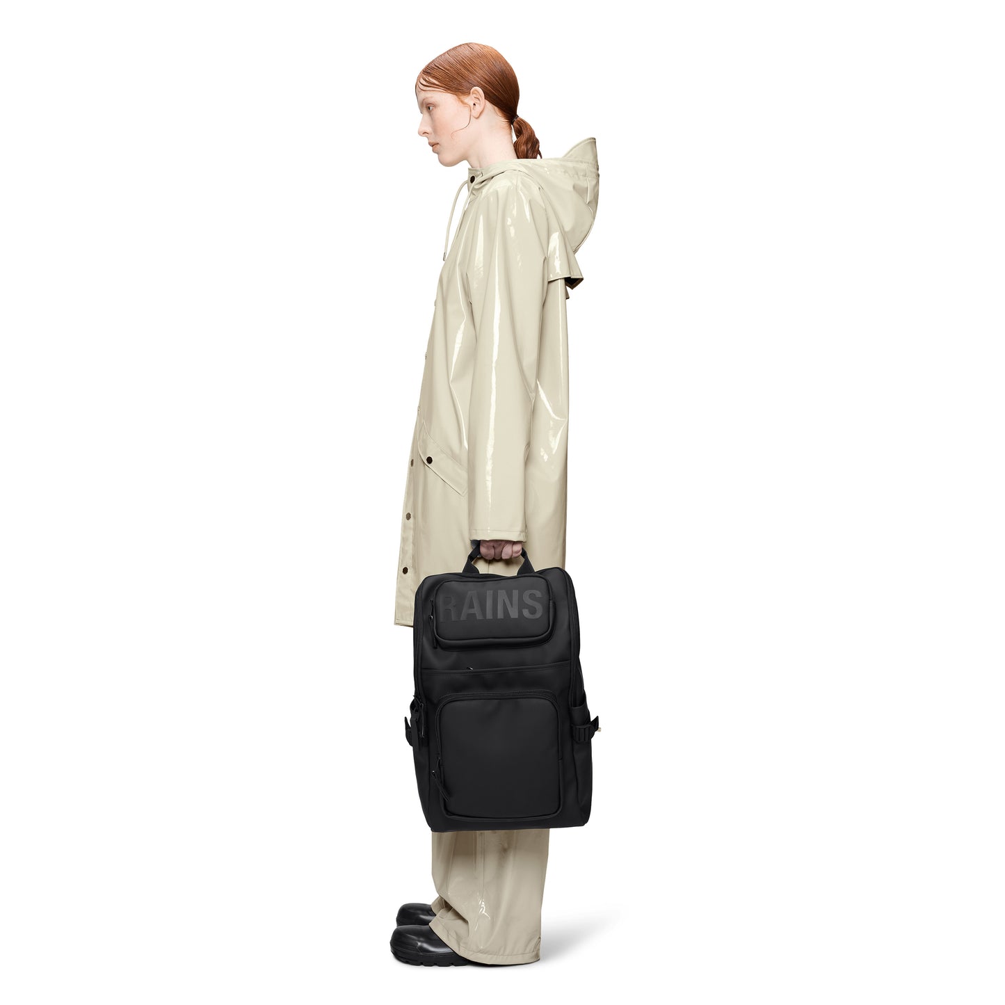 Rains Texel Cargo Backpack, Black