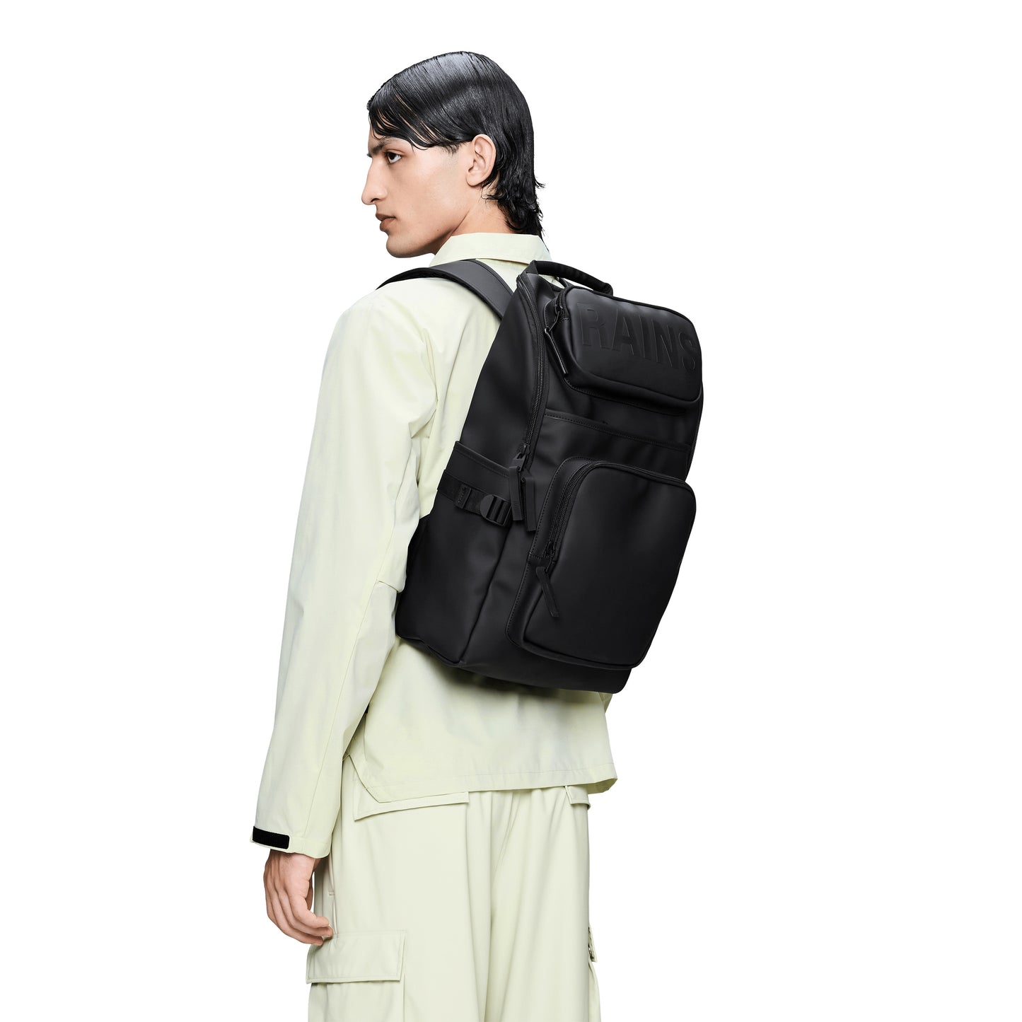 Rains Texel Cargo Backpack, Black