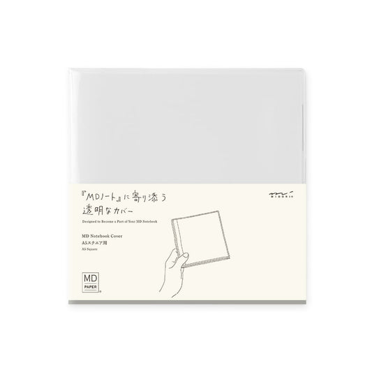 Midori MD Notebook Cover A5 Square Clear