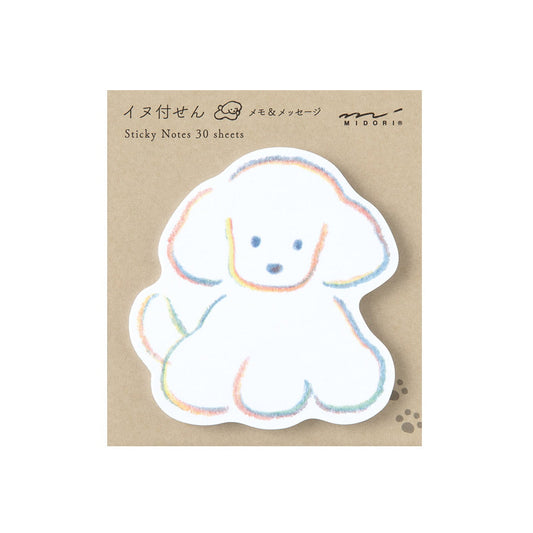 Midori Sticky Notes, Die-Cut Dog