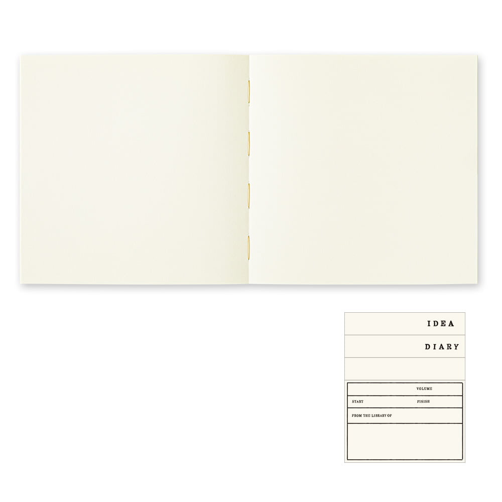 Midori MD Notebook A5 Square Thick, Blank