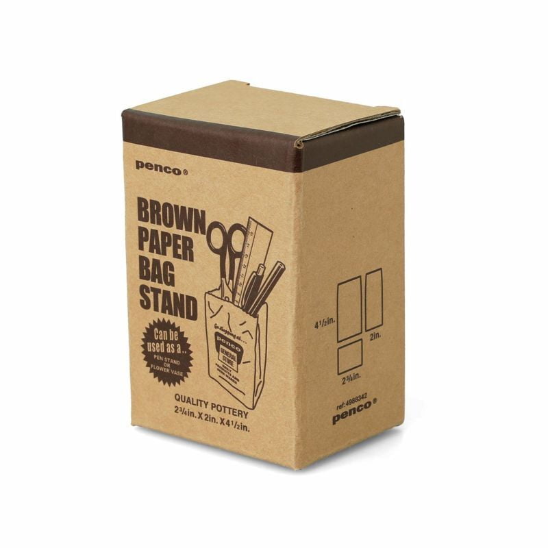 Hightide Penco Brown Bag Pen Stand