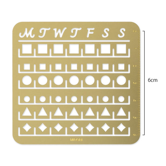 Midori Calendar Template Monthly Block, M