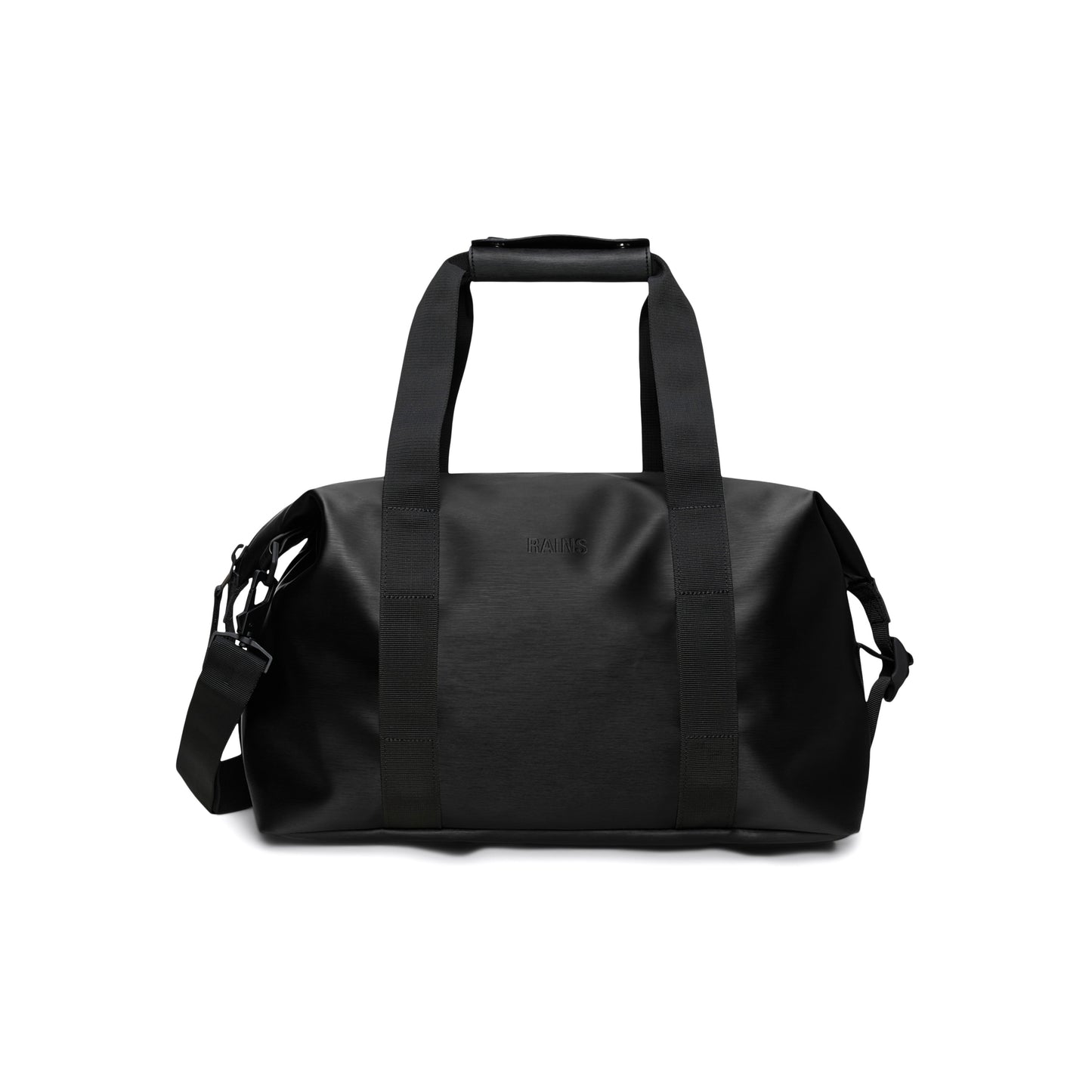 Rains Hilo Weekend Bag Small, Black Grain