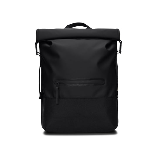 Rains Trail Rolltop Backpack, Black