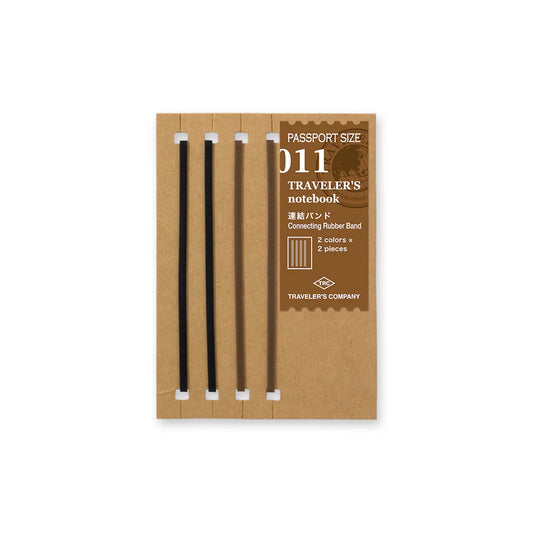 Traveler's Company 011 Connecting Rubber Band, Passport Size