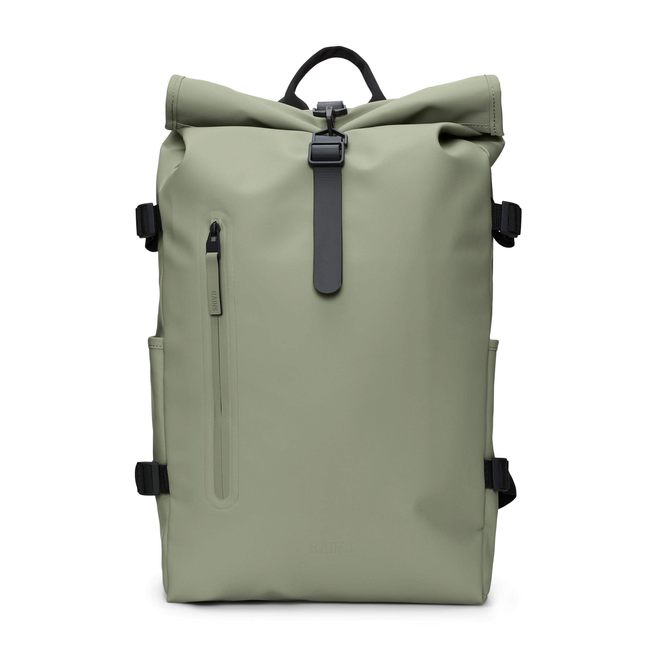 Rains Rolltop Rucksack Large, Drift – Goodnotes.no
