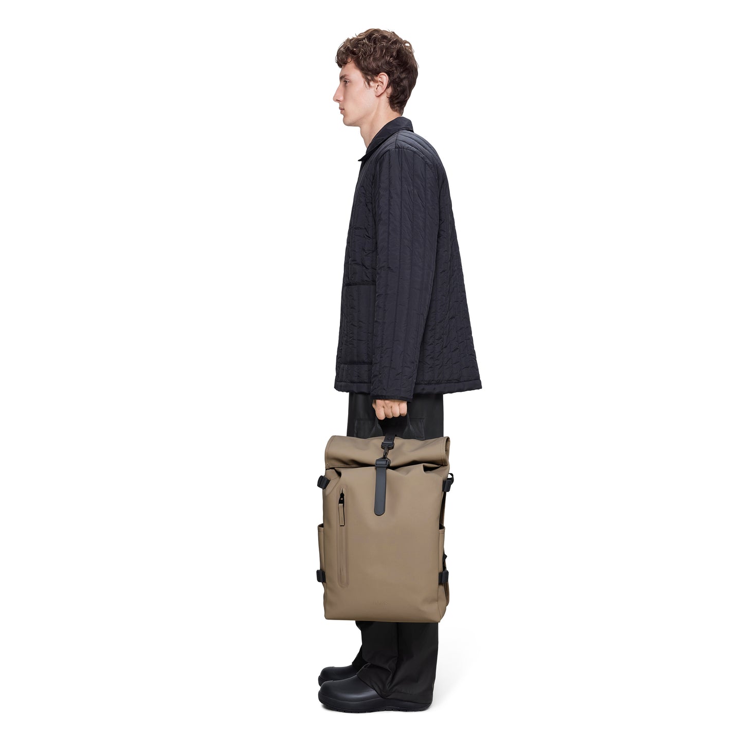 Rains Rolltop Rucksack Large, Beige