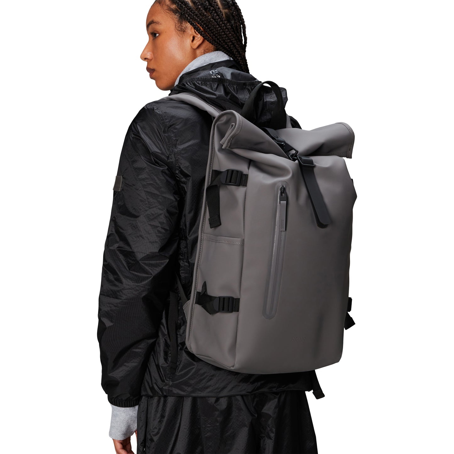 Rains Rolltop Rucksack Large, Grey