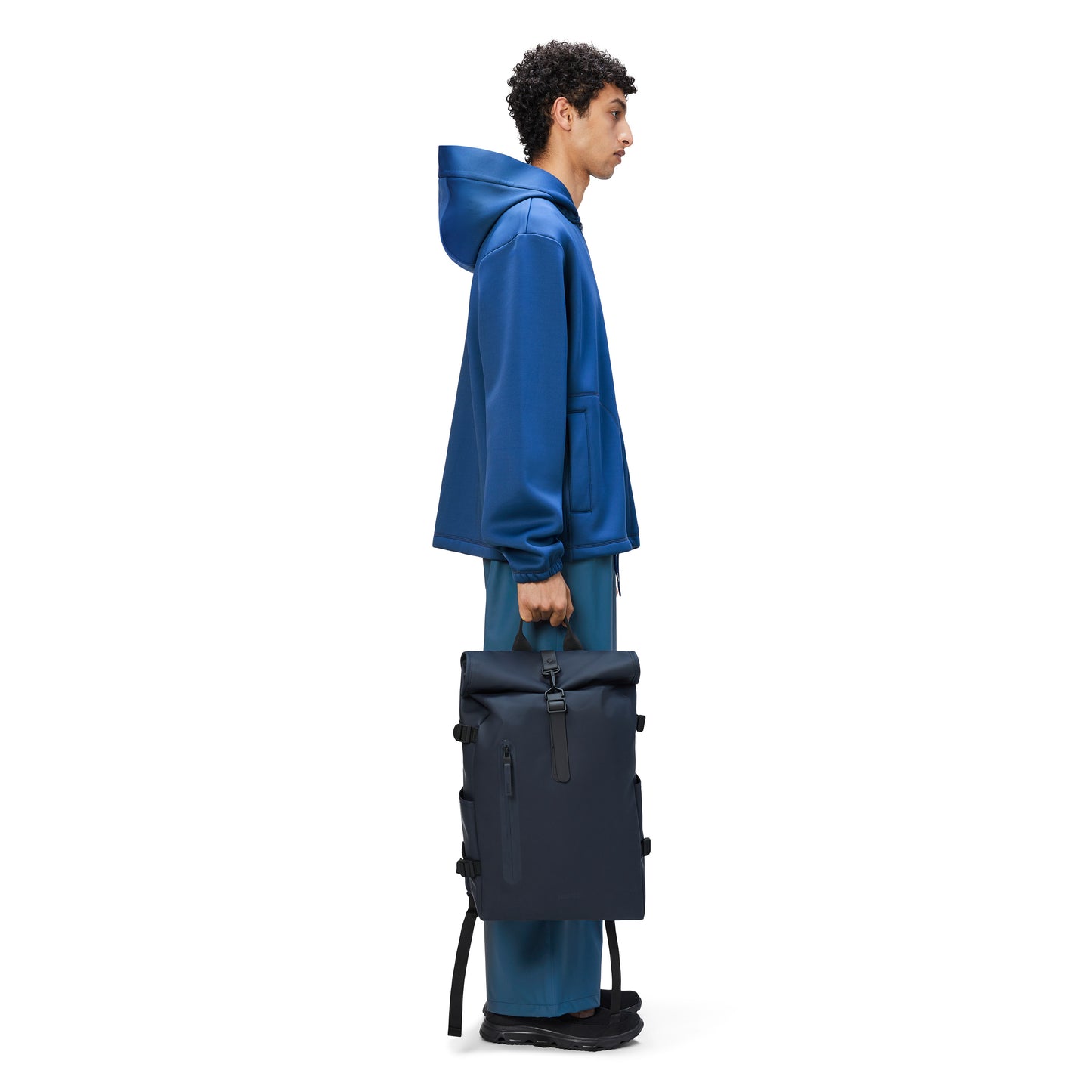 Rains Rolltop Rucksack Large, Navy