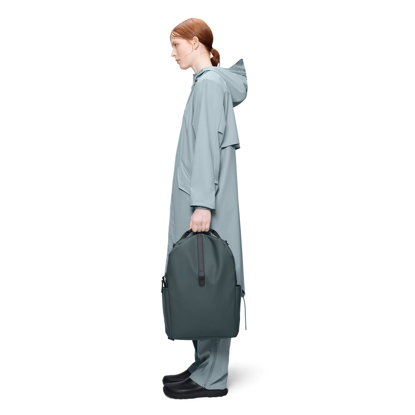 Rains Clip Front Backpack, Dark Grey