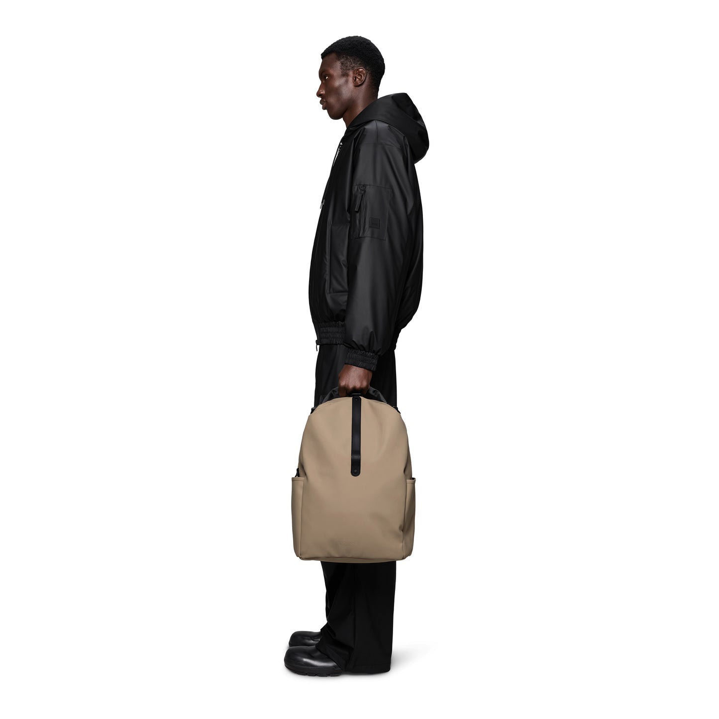 Rains Clip Front Backpack, Beige