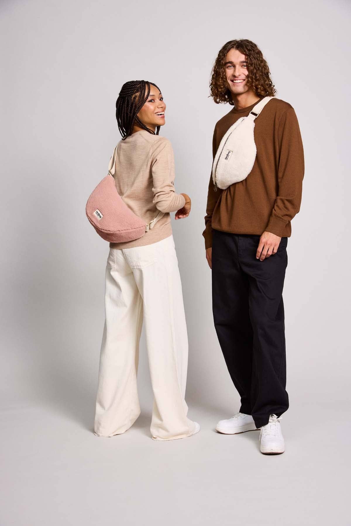 Hindbag Olivia Teddy Fanny Pack, Arctic White