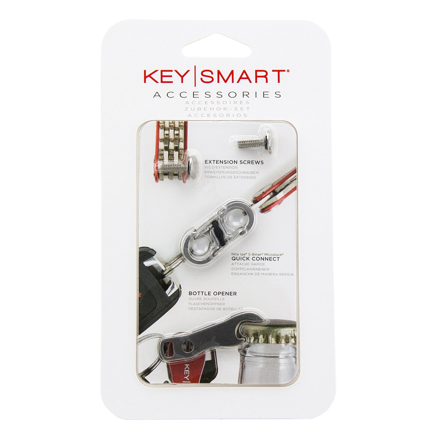KeySmart® Accessories Pack – Bottle Opener & Nite Ize S-Biner