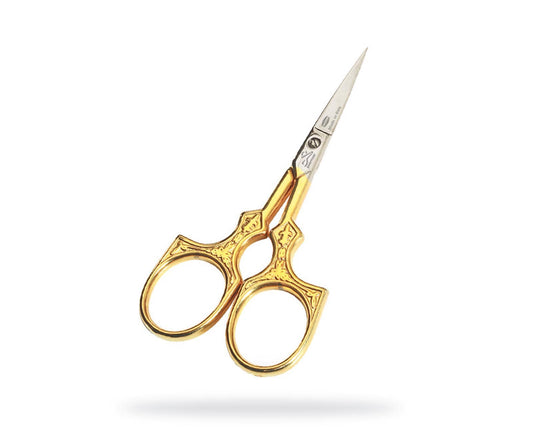 Premax Medieval Embroidery Scissors Straight Blade, Gold