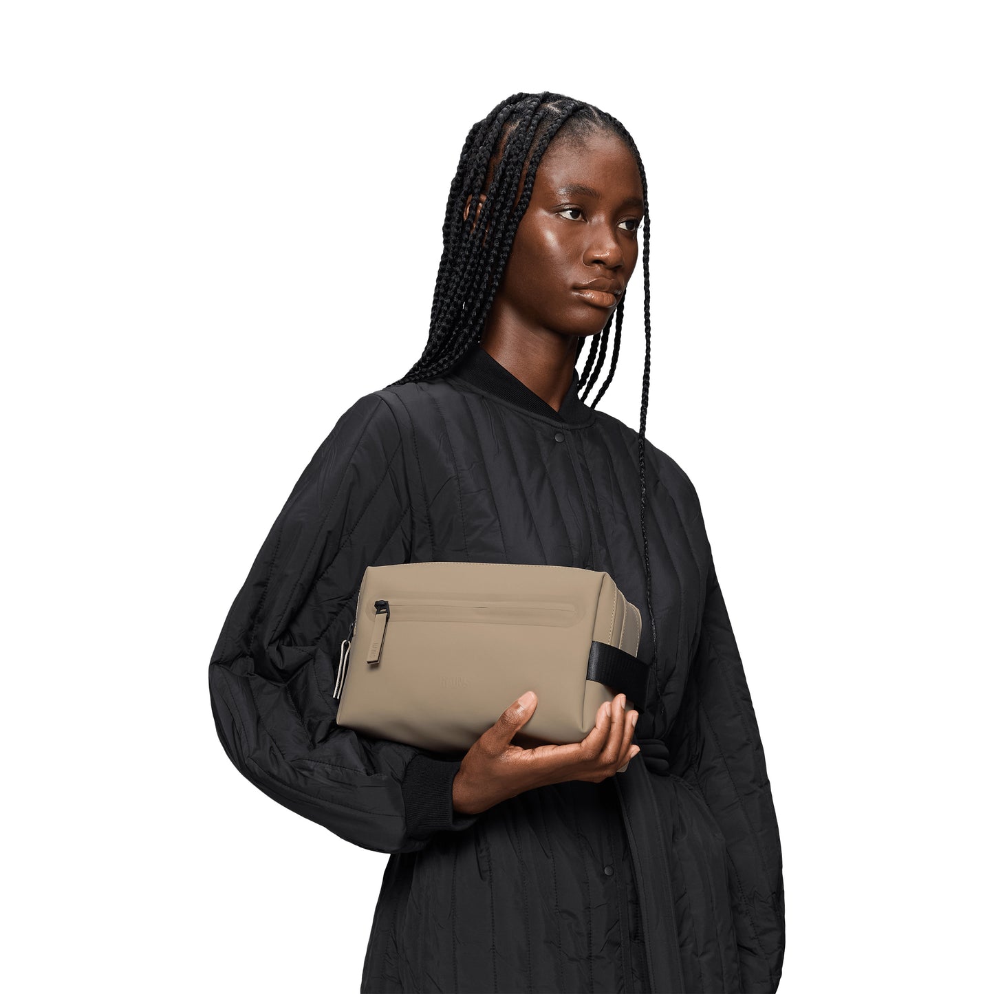 Rains Wash Bag Zip, Beige